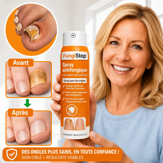 FungiStop™ Spray antifongique | Éliminez 99 % des mycoses des ongles en seulement 3 jours !