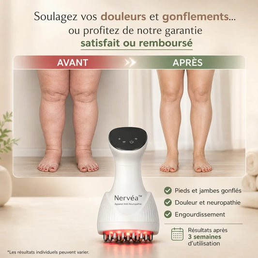 Nervéa™ Appareil Anti-Neuropathie | Éliminez brûlures et picotements en 3 minutes !
