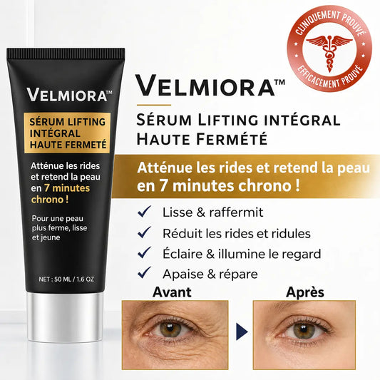 Velmiora™ Sérum Lifting Intégral Haute Fermeté | Efface vos rides et retend la peau en 7 minutes chrono !