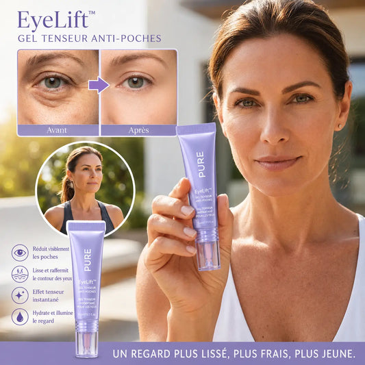 EyeLift™ Gel Tenseur Anti-Poches | Réduit visiblement les poches en seulement 24 heures !
