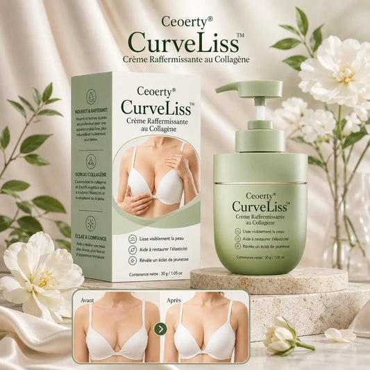 CurveLiss™ Crème Raffermissante au Collagène | Raffermissez vos courbes et retrouvez une silhouette plus lisse, galbée et féminine !
