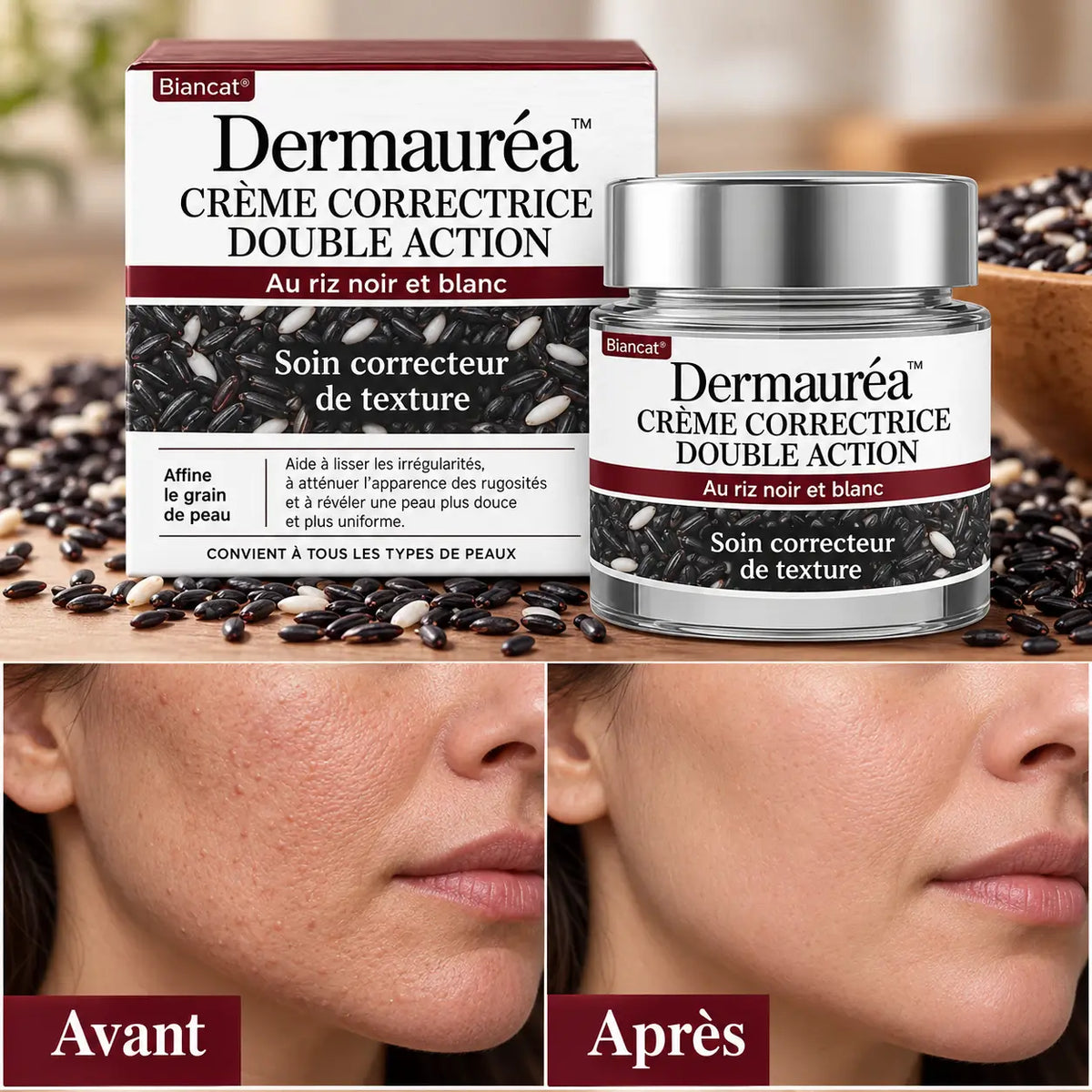 Dermauréa™ Crème Correctrice Double Action | Faites disparaître vos imperfections cutanées en seulement 7 jours !