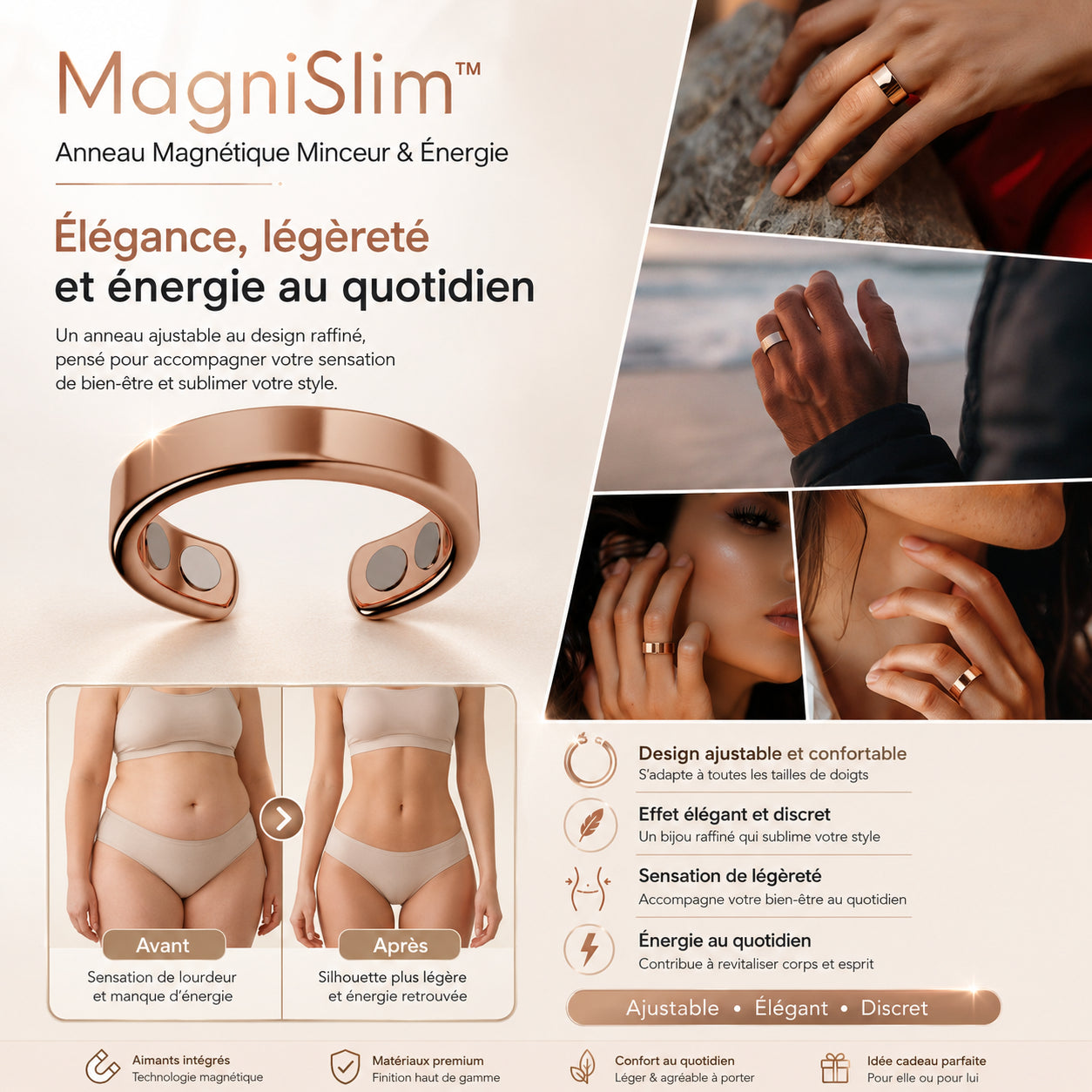 MagniSlim™ Anneau Magnétique Minceur & Énergie | Activez votre métabolisme, brûlez plus de graisses et retrouvez une énergie légère au quotidien !