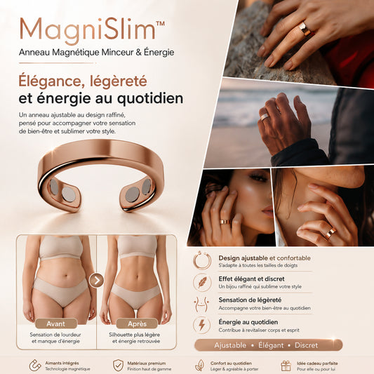 MagniSlim™ Anneau Magnétique Minceur & Énergie | Activez votre métabolisme, brûlez plus de graisses et retrouvez une énergie légère au quotidien !