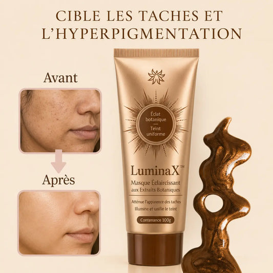 LuminaX™ Masque Éclaircissant aux Extraits Botaniques | Efface les taches brunes en 10 minutes par jour!
