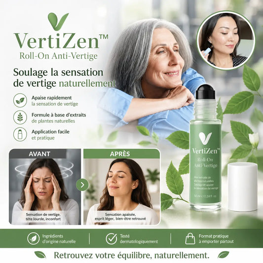 VertiZen™ Roll-On Anti-Vertige | Mettez fin aux années de bourdonnements, sifflements et vertiges en seulement 5 minutes !