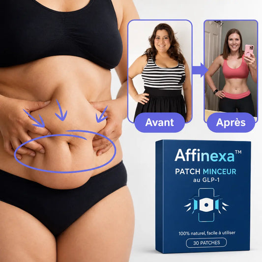 Affinexa™ Patch Minceur au GLP-1 | Perdez jusqu’à 4,3 kg de graisse en 5 jours !