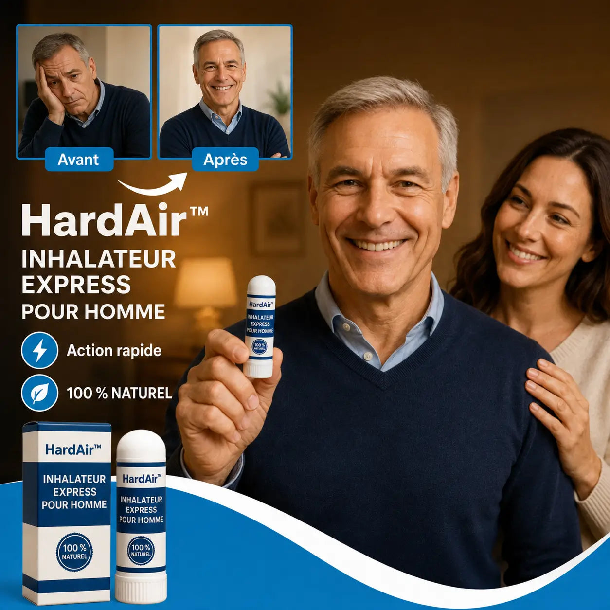 HardAir™ Inhalateur Érection Express | Des érections dures comme du roc en 5 minutes — sans aucune pilule !