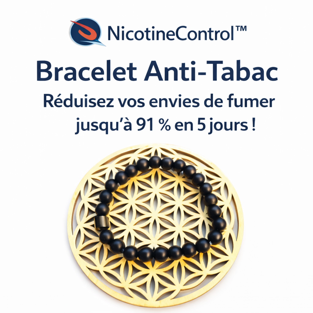 NicotineControl™ Bracelet Anti-Tabac | Réduisez vos envies de fumer jusqu’à 91 % en 5 jours !
