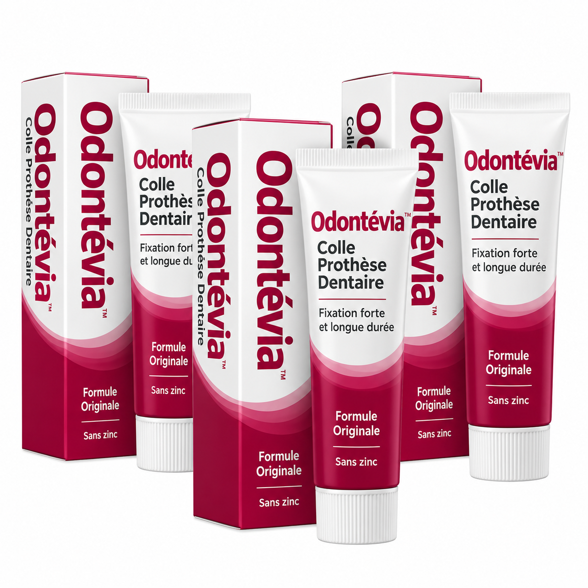 Odontévia™ Colle Prothèse Dentaire | Fixez votre dentier jusqu’à 4 jours, sans glissement ni irritation !