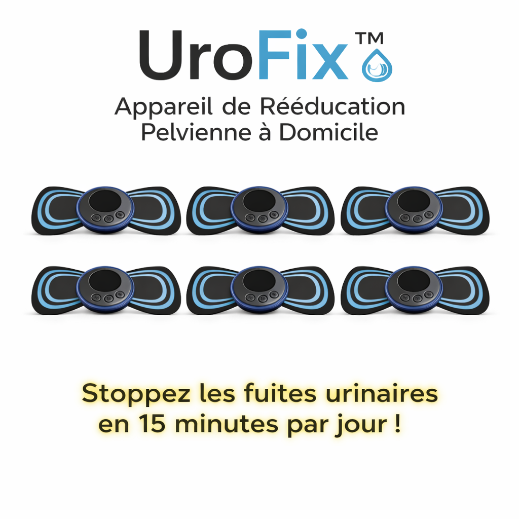 UroFix™ Appareil de Rééducation Pelvienne à Domicile | Stoppez les fuites urinaires en 15 minutes par jour !