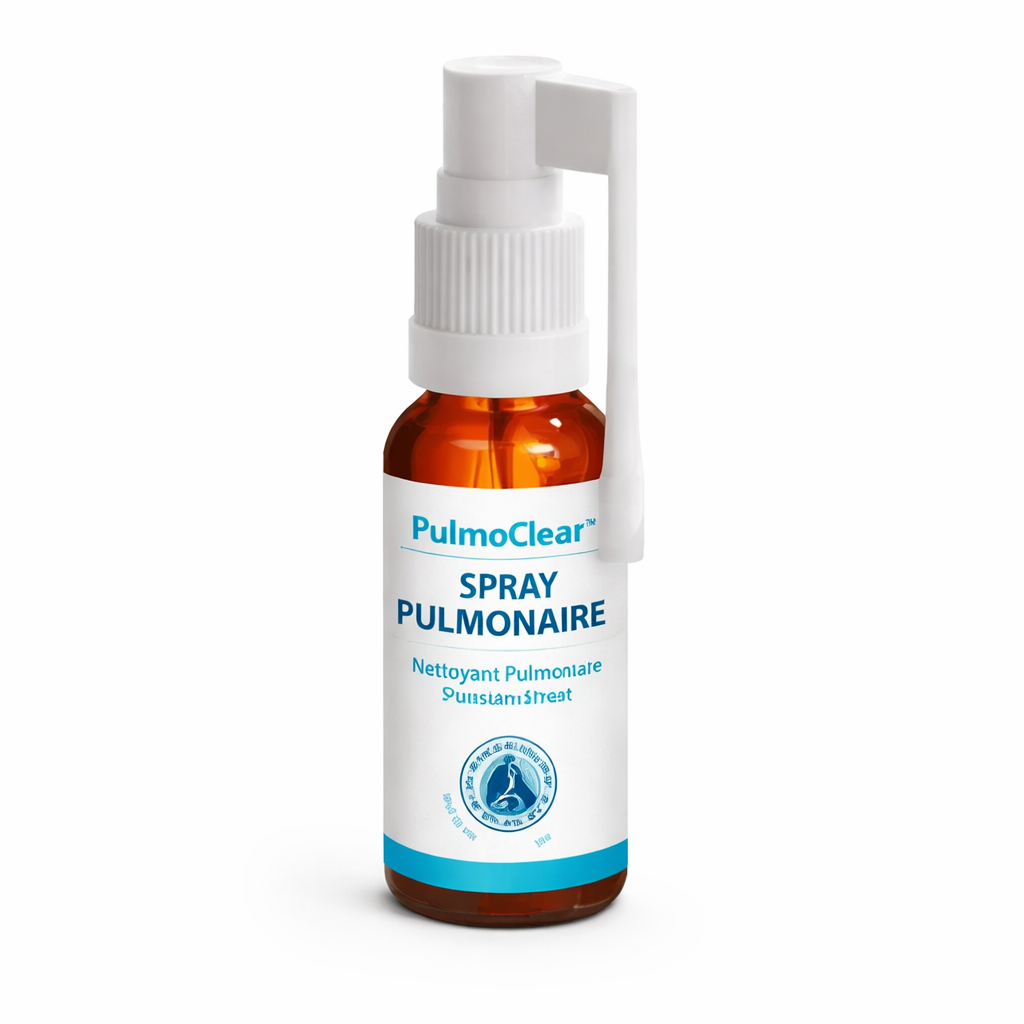 PulmoClear™ Spray Pulmonaire | Éliminez jusqu’à 92 % du mucus et respirez librement en 48 heures !