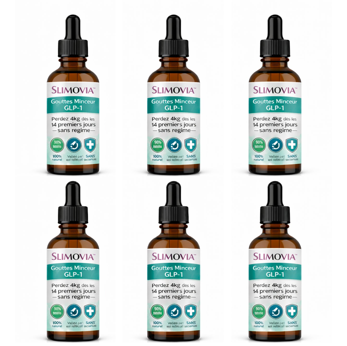 Slimovia™ Gouttes Minceur GLP-1 | Détox, coupe-faim et aide à brûler les graisses pour une perte de poids plus rapide !