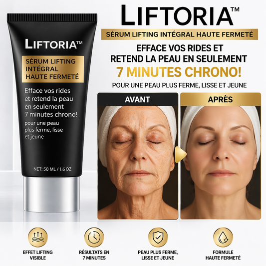 DermaLift™ Sérum Lifting Intégral Haute Fermeté | Efface vos rides et retend la peau en 7 minutes chrono !