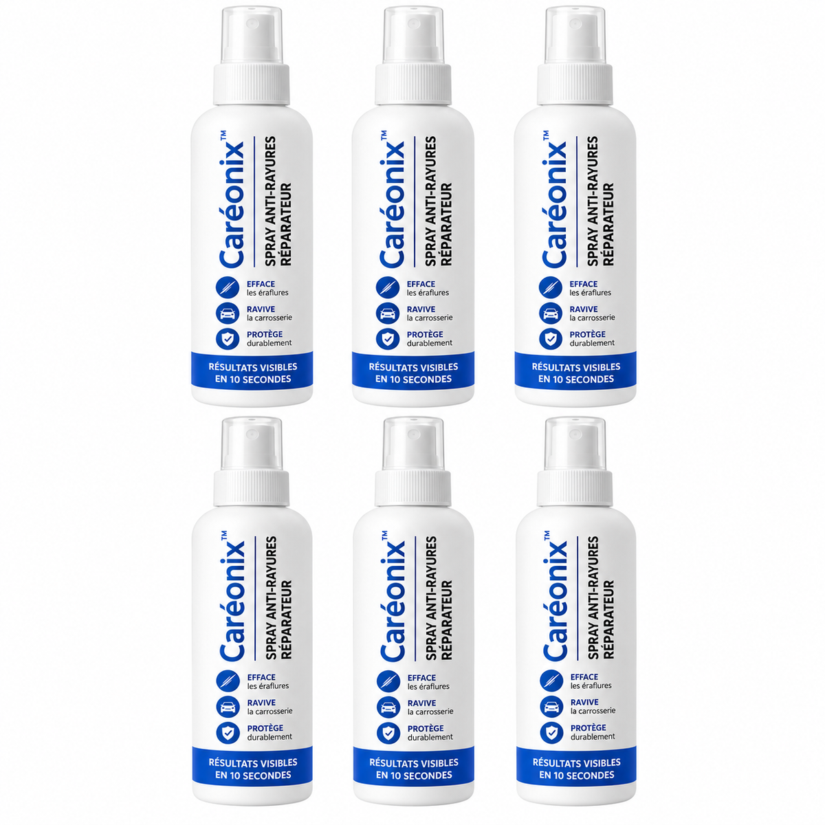 Caréonix™ Spray Anti-Rayures Réparateur | Efface 98 % des Éraflures en 10 Secondes, Sans Repeindre!