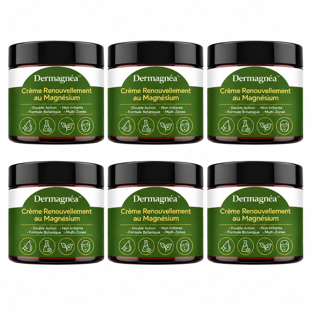 Dermagnéa™ Crème Renouvellement au Magnésium | Répare la peau, efface imperfections et apaise les plaques en 7 minutes !
