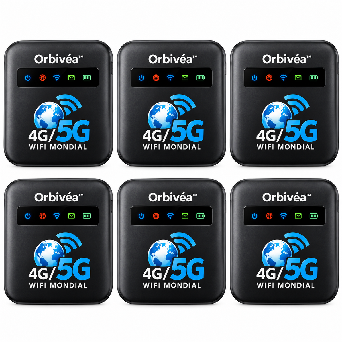 Orbivéa™ Routeur WiFi Mondial | Internet 4G/5G dans 196 pays en 5 secondes chrono, sans surcoût !