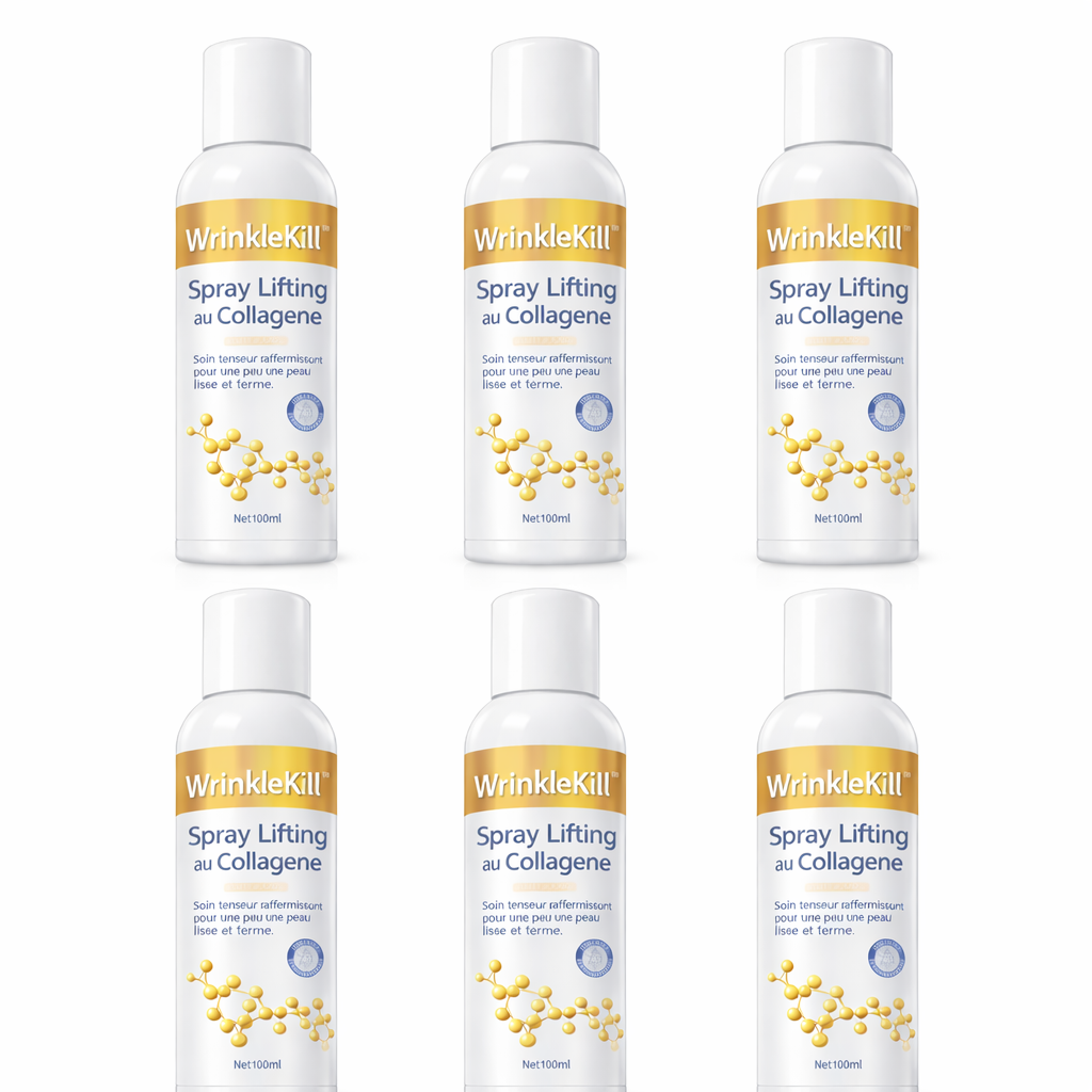 WrinkleKill™ Spray Lifting au Collagène | Retendez une peau relâchée en 24 heures chrono !