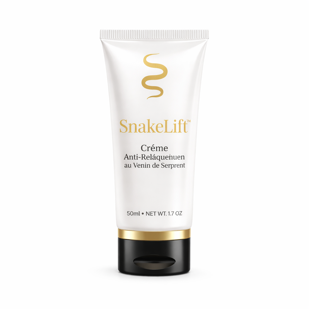SnakeLift™ Crème Anti-Relâchement au Venin de Serpent | Raffermit la peau jusqu’à 89 % en 3 jours sans chirurgie !