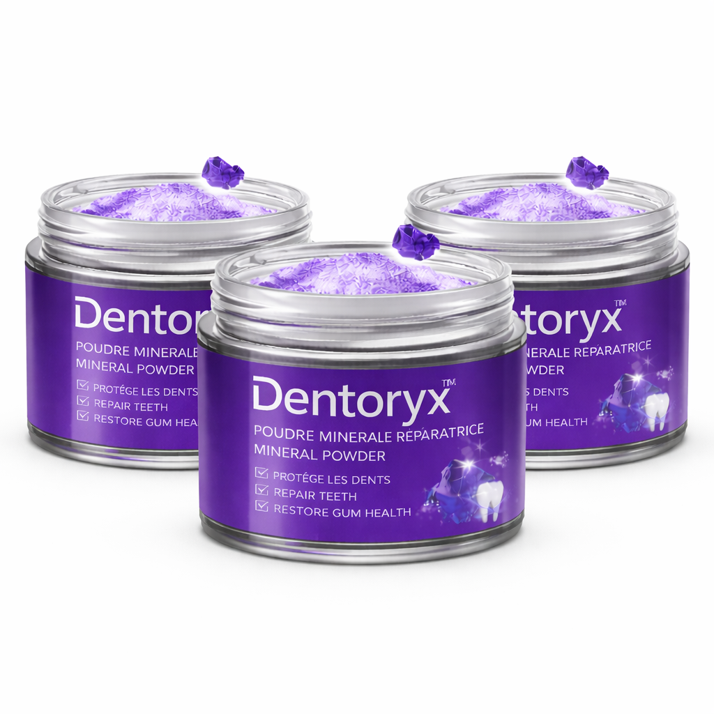 Dentoryx™ Poudre Minérale Réparatrice pour les Dents | Stoppez les saignements et refixez vos dents naturellement !