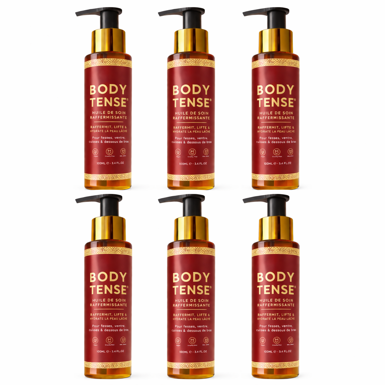 BodyTense™ Huile Raffermissante | Retend votre peau et raffermit votre corps en 14 jours !