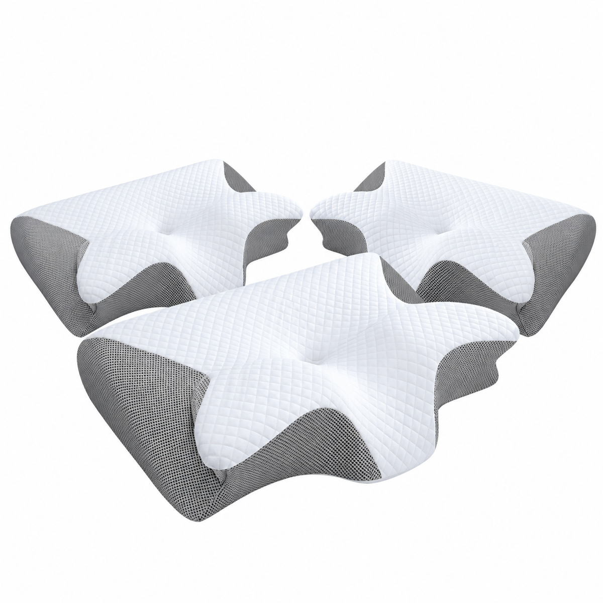 Cervanis™ Oreiller Cervical à Mémoire de Forme | Retrouvez des nuits sans douleurs en 3 minutes !