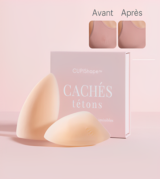 CupiShape™ Cache-Tétons Triangulaires Invisibles | Sculpte, lisse et assure un maintien parfait en un instant!