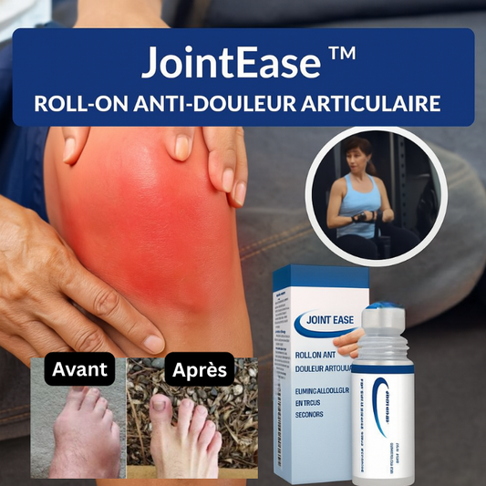 JointEase™ Roll-on Anti-Douleur Articulaire | Réduit 95 % des douleurs en seulement 10 minutes!