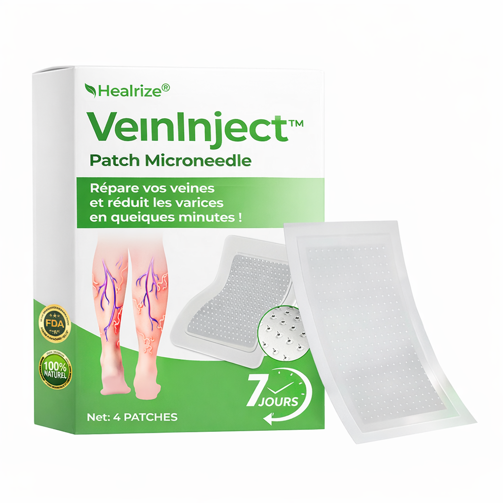 VeinInject™ Patch Microneedle | Répare vos veines et réduit les varices en quelques minutes !