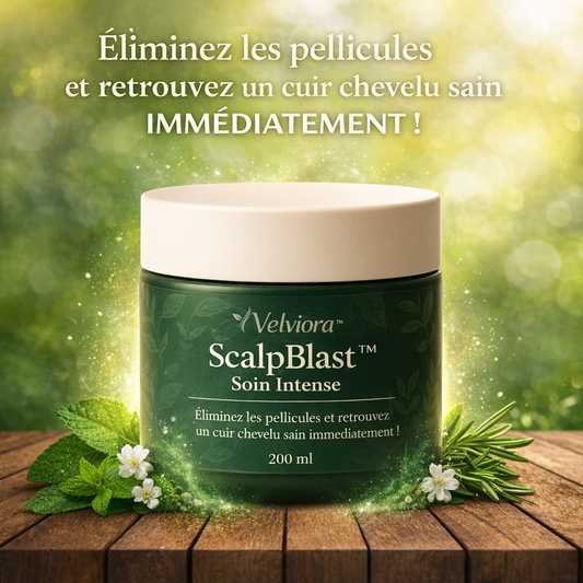 ScalpBlast™ Soin Intense | Éliminez les pellicules et retrouvez un cuir chevelu sain immédiatement !