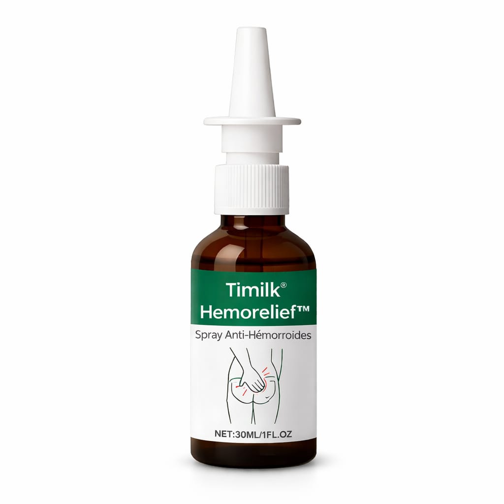 Hemorelief™ Spray Anti-Hémorroïdes | Stoppez douleur et brûlures en 60 secondes !