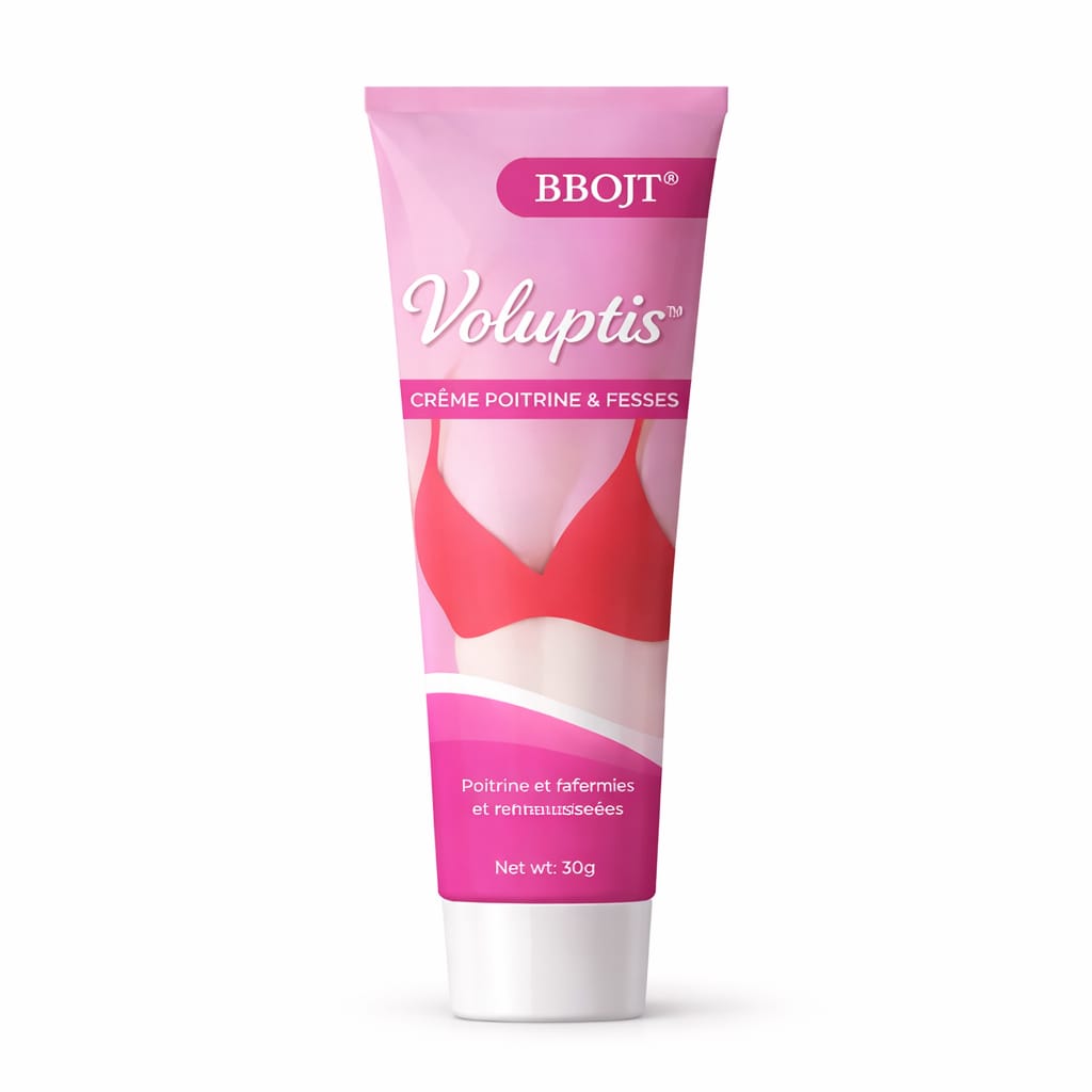 Voluptis™ Crème Poitrine & Fesses | Augmente visiblement vos formes en quelques minutes !