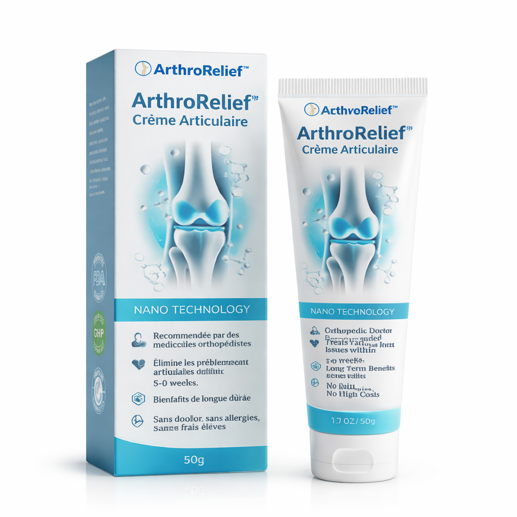ArthroRelief™ Crème Articulaire | Soulage les douleurs du genou et des articulations jusqu’à 87 % en 24 heures !