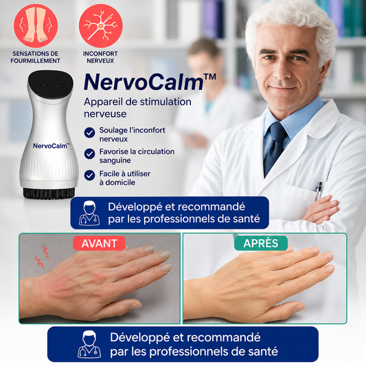 NervoCalm™ Appareil de Massage Anti-Neuropathie | Stoppe les douleurs nerveuses dès la première séance!