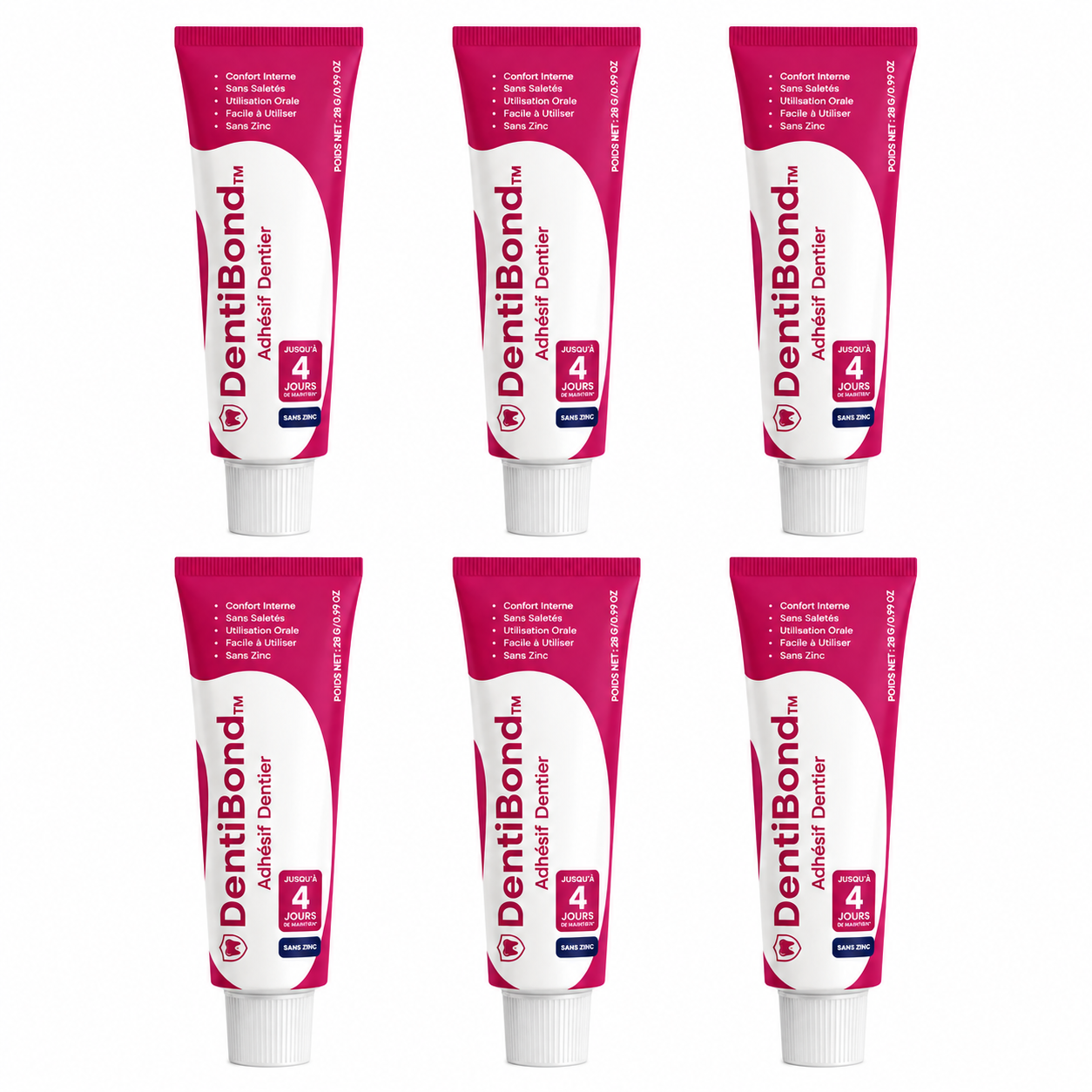 DentiBond™ Adhésif Dentier | Fixez votre prothèse sans glissement, sans résidu, sans colle qui déborde !