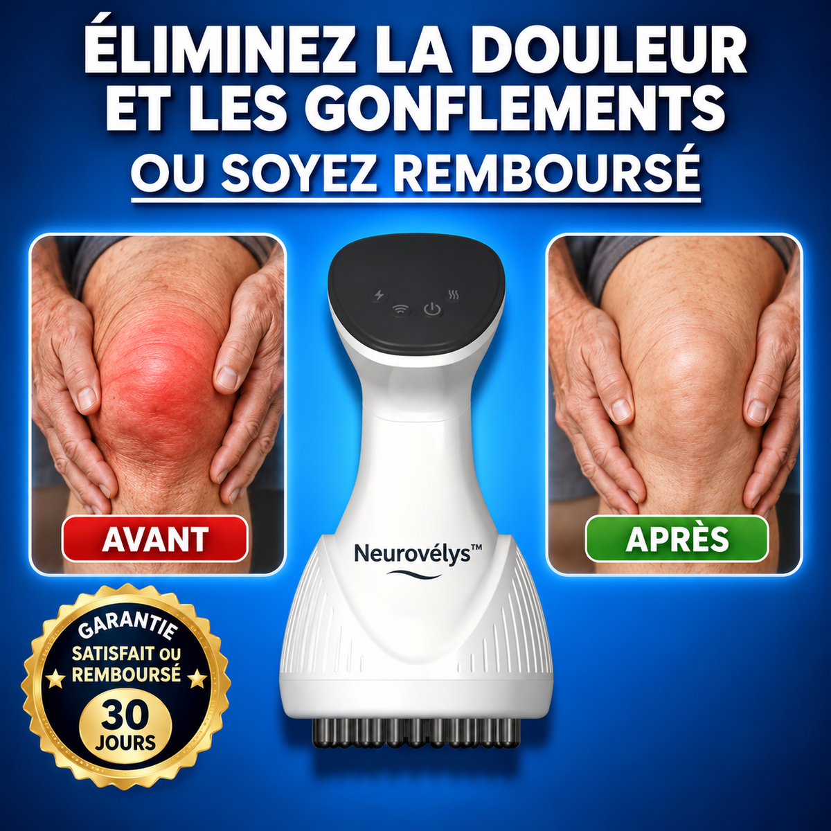 Neurovélys™ Appareil Anti-Neuropathie | Éliminez brûlures et picotements en 3 minutes !