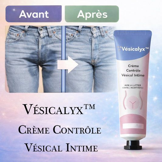 Vésicalyx™ Crème Contrôle Vésical Intime | Reprenez le contrôle de votre vessie en 5 minutes !
