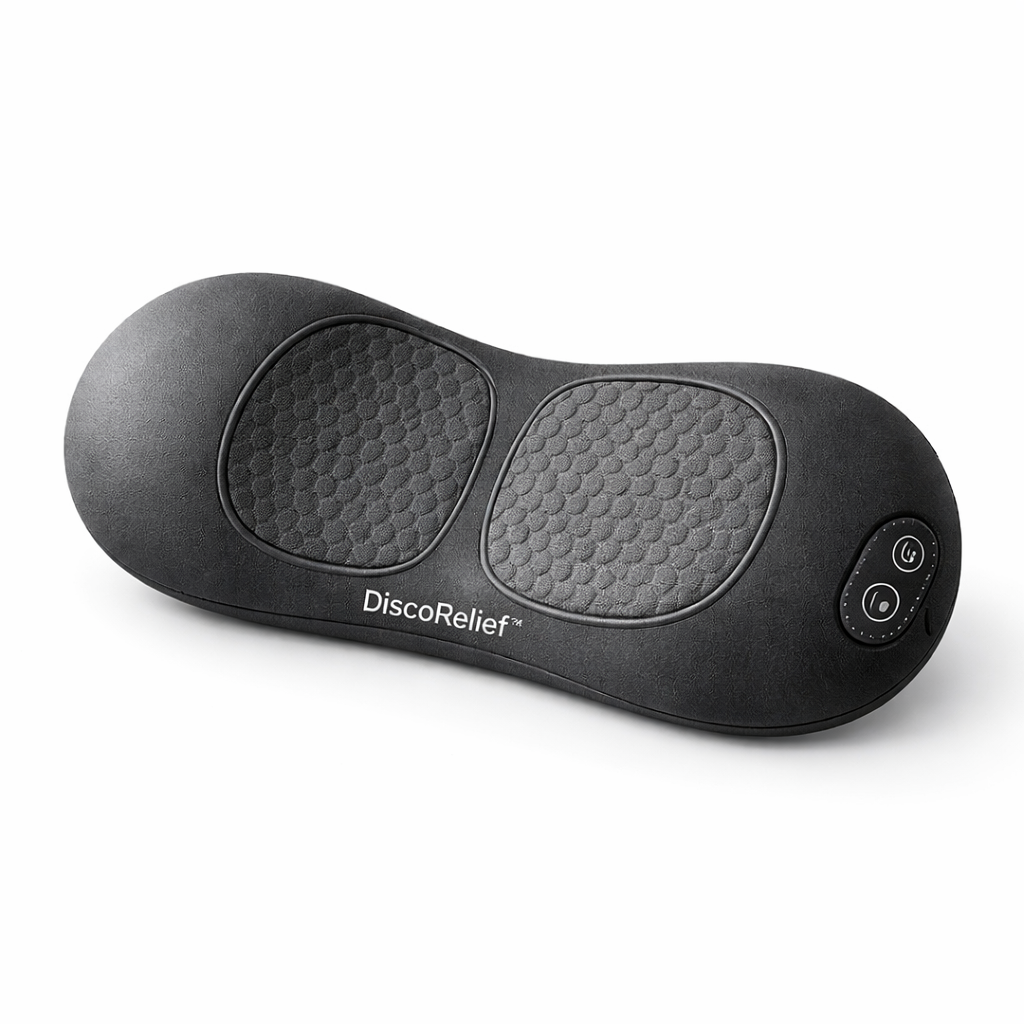 DiscoRelief™ Masseur Sciatique 3-en-1 | Stoppez la sciatique et libérez votre dos en 5 minutes par jour !
