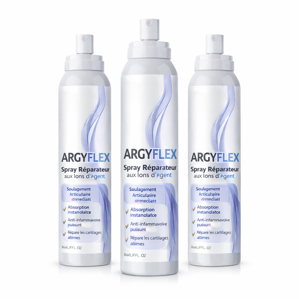 Argyflex™ Spray Réparateur Articulations aux Ions d’Argent | Réparez les articulations et stoppez la douleur en 3 minutes !