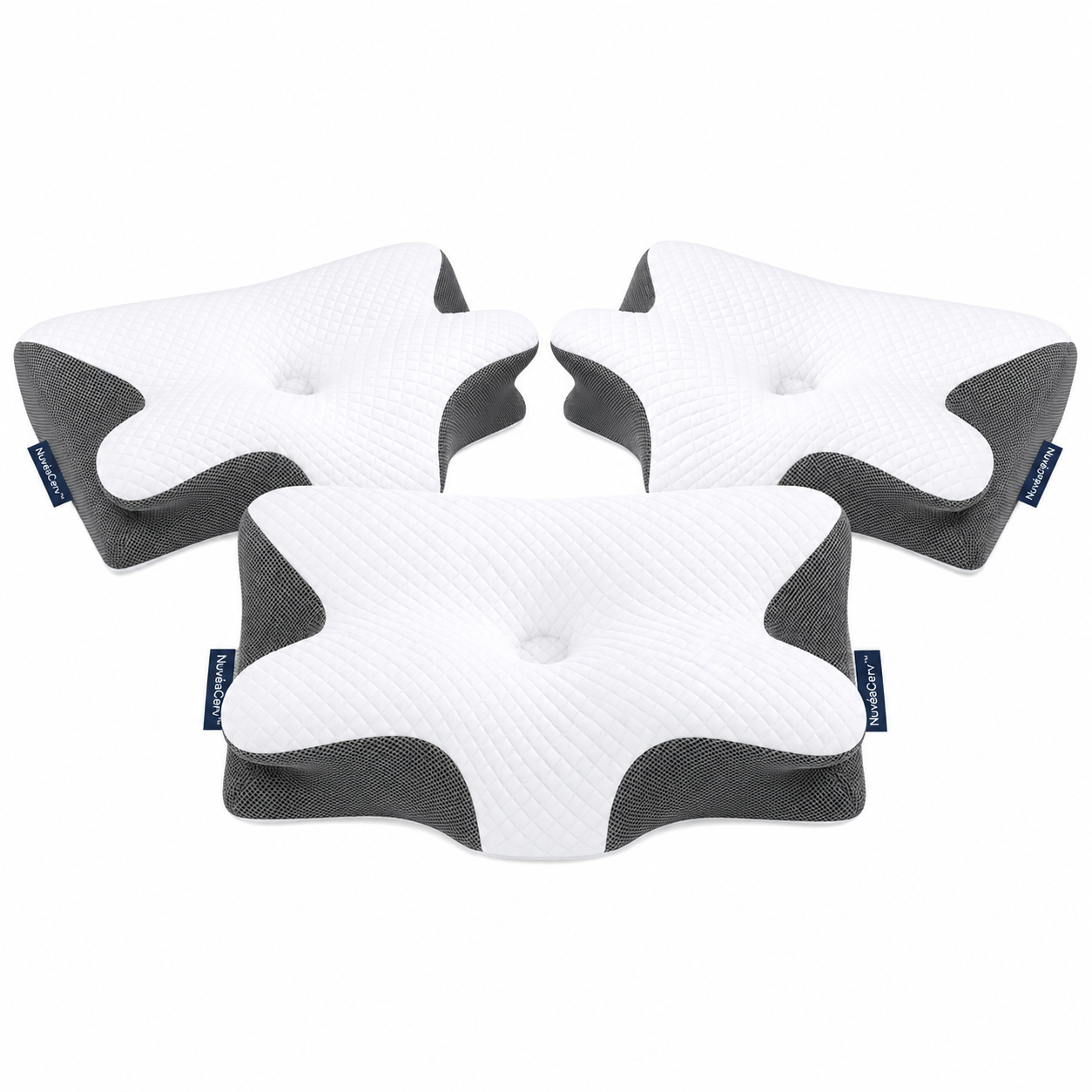 NuvéaCerv™ Oreiller Cervical Ergonomique | Élimine les douleurs cervicales dès la première nuit!