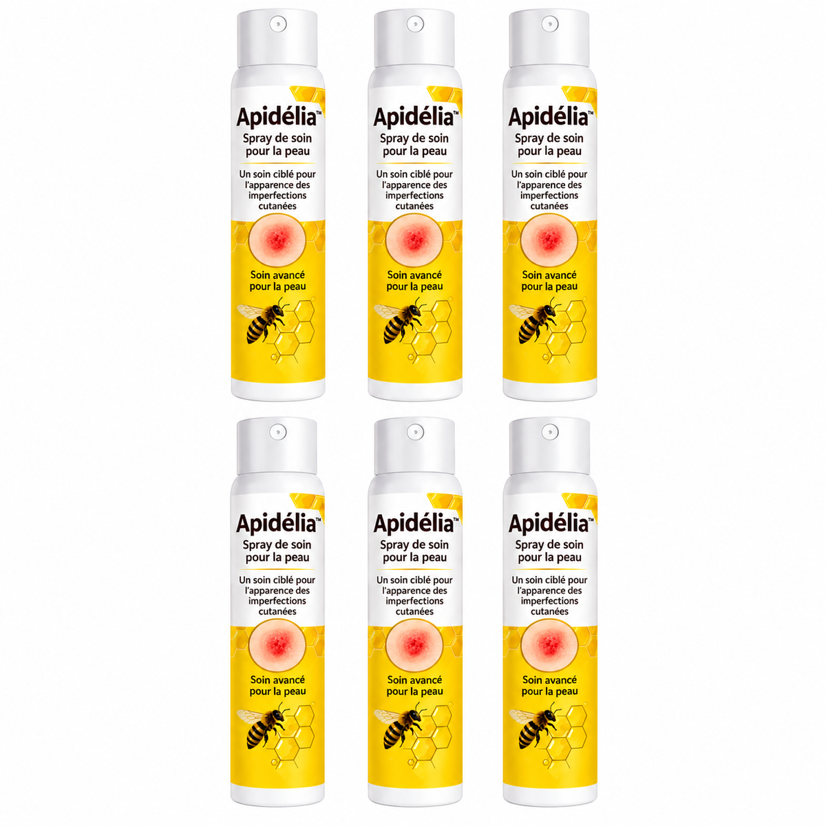 Apidélia™ Spray Peau au Venin d’Abeille | Faites disparaître vos verrues, taches et boutons en 10 minutes !