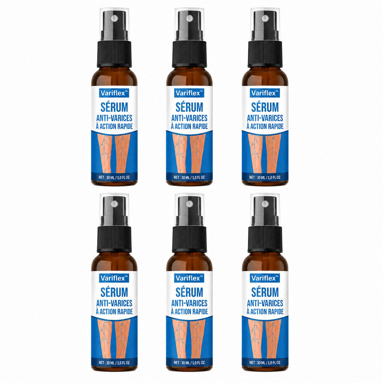 Variflex™ Sérum Anti-Varices à Action Rapide | Élimine 95% des varices visibles en 4 jours !