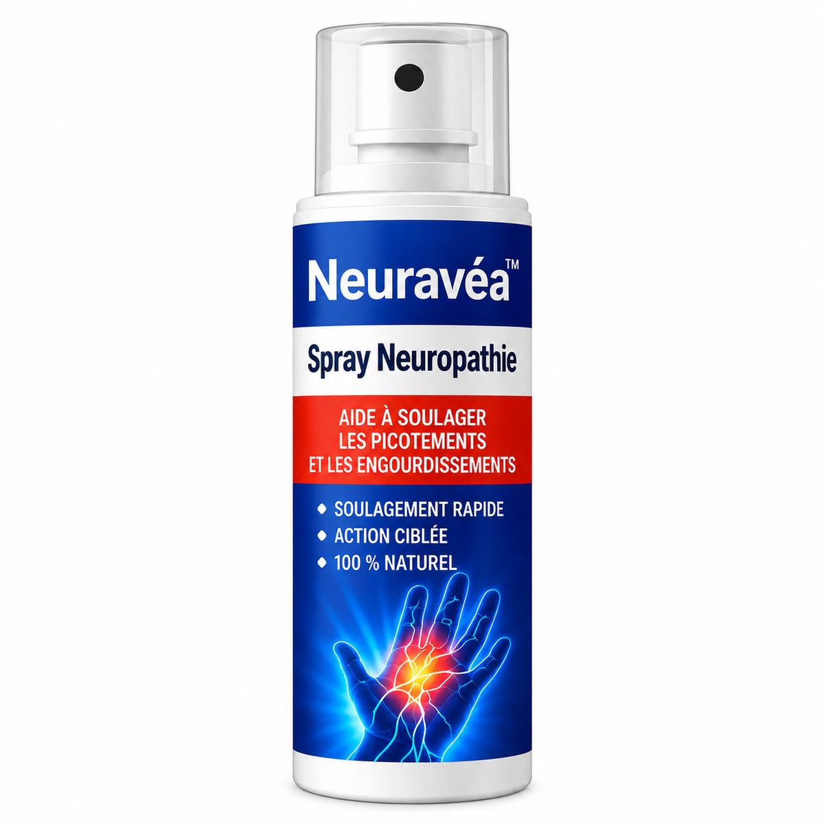 Neuravéa™ Spray Neuropathie | Stoppez picotements et engourdissements dès la première application !