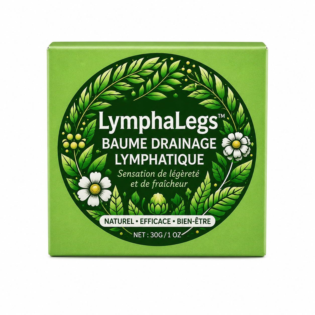 LymphaLegs™ Baume Drainage Lymphatique | Dégonflez vos jambes lourdes et retrouvez une sensation de légèreté dès les premières applications !