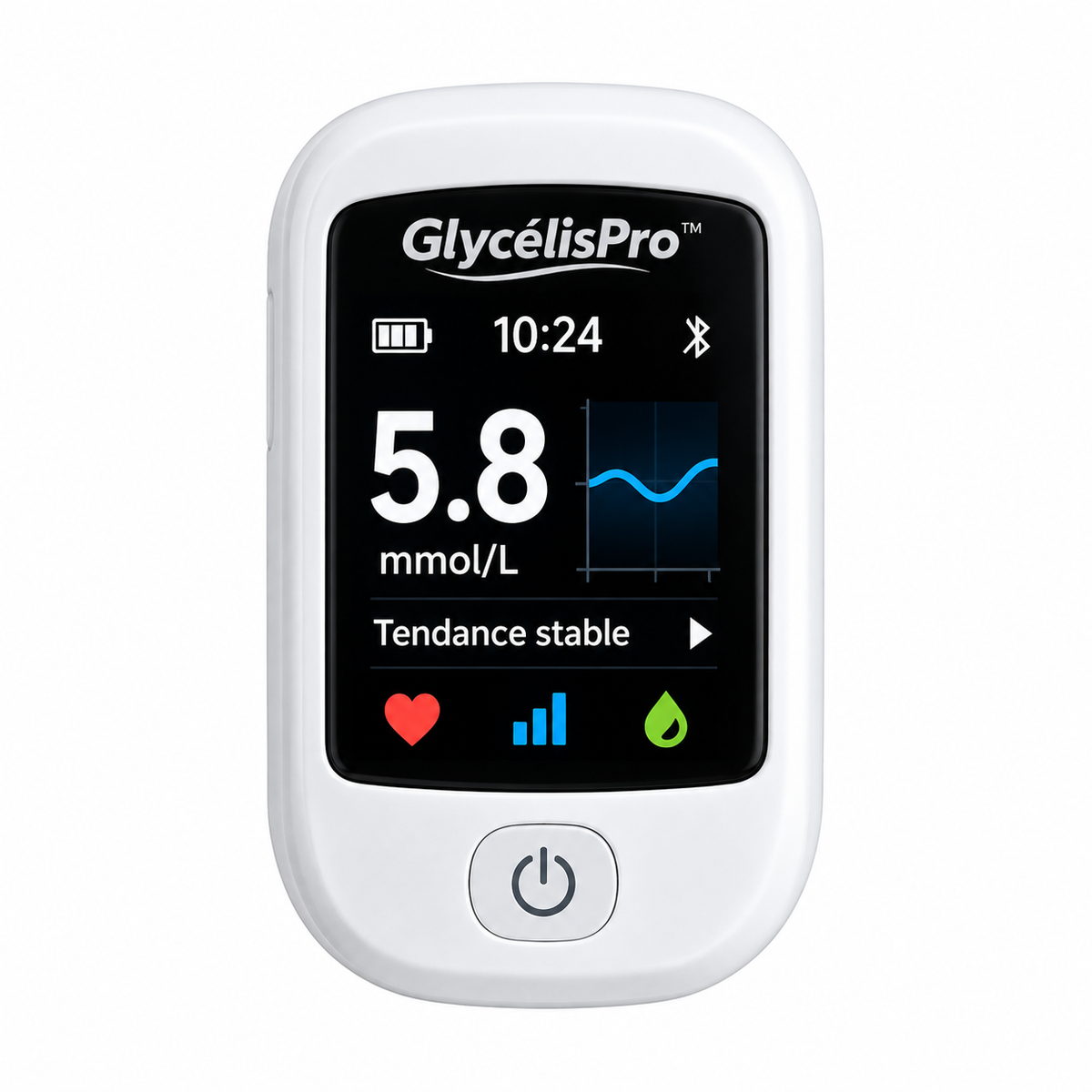 GlycélisPro™ Moniteur Sans Aiguille | Oubliez les piqûres, posez votre doigt et contrôlez votre glycémie en 5 secondes sans douleur !