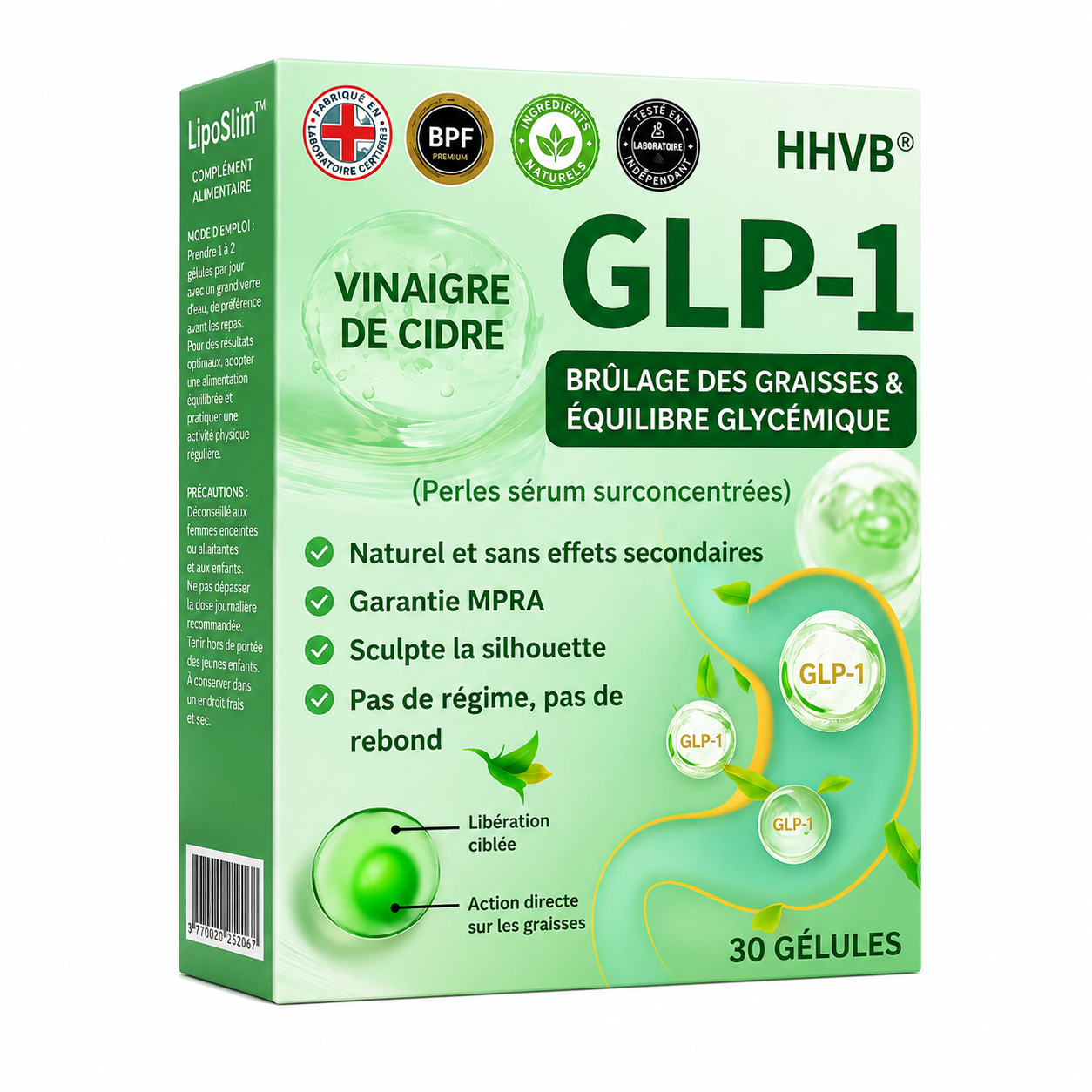 LipoSlim™ Perles Minceur GLP-1 | Brûle les graisses et équilibre le sucre en 10 minutes !