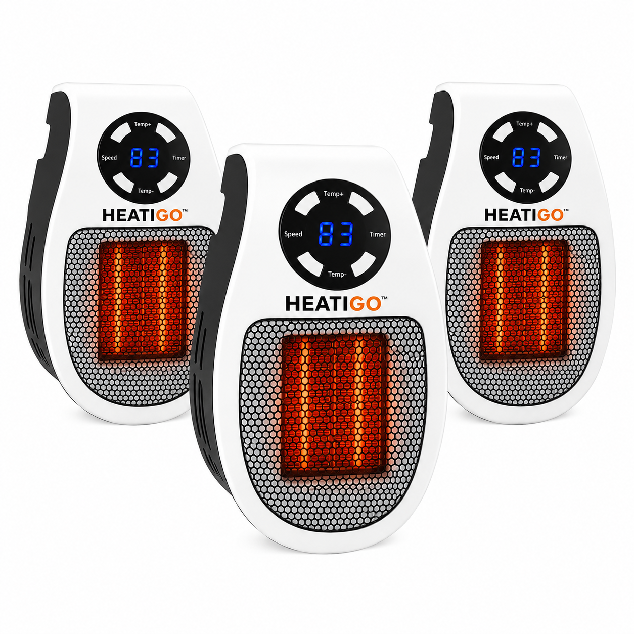 Heatigo™ Mini-Radiateur Turbo | Réchauffe une pièce glacée en 2 minutes – tout en divisant votre facture par 2!