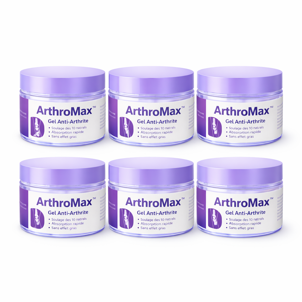 ArthroMax™ Gel Anti-Arthrite | Éliminez jusqu’à 96 % des douleurs articulaires en seulement 10 minutes !