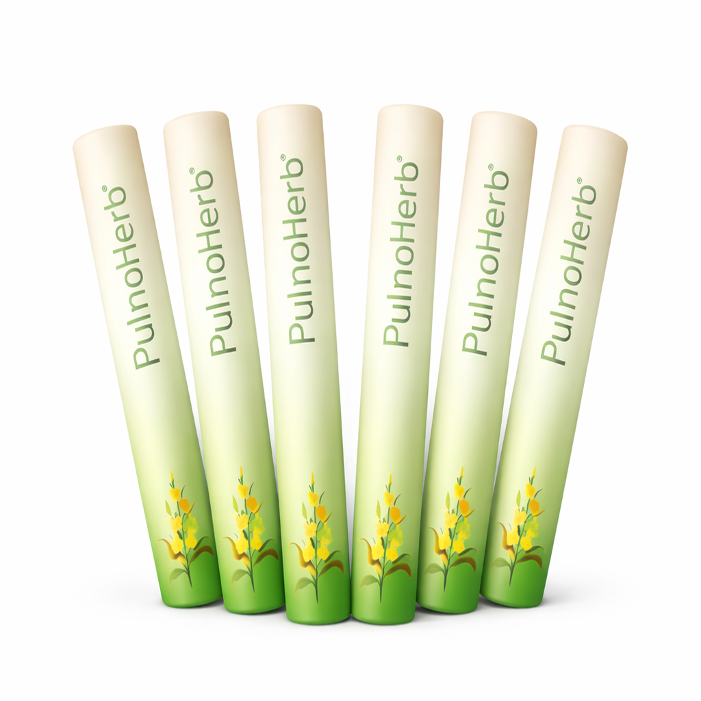 PulmoHerb™ Inhalateur Pulmonaire à la Molène | Respirez librement en 3 minutes !