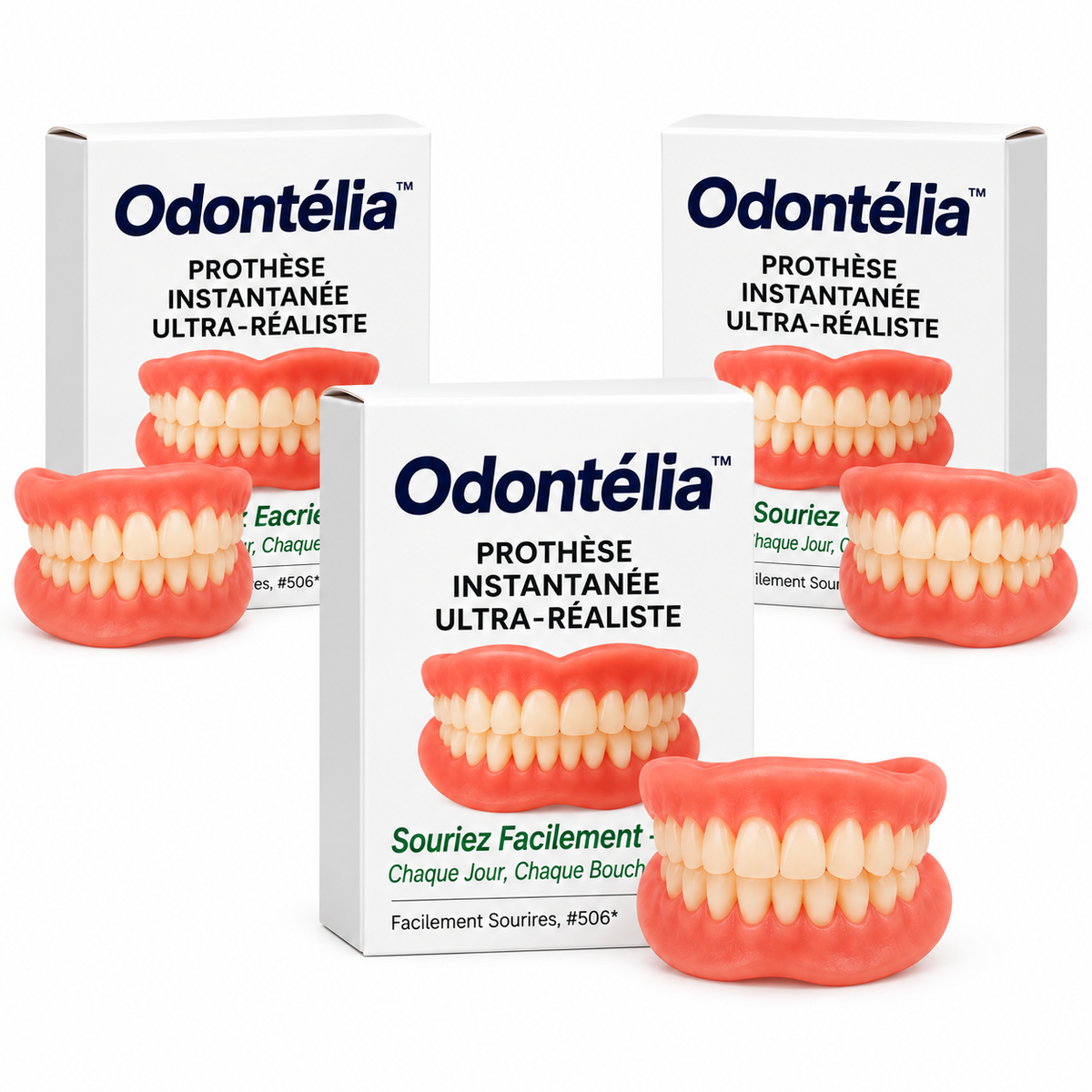 Odontélia™ Prothèse Instantanée Ultra-Réaliste | Un sourire parfait en 10 secondes sans aller chez le dentiste!